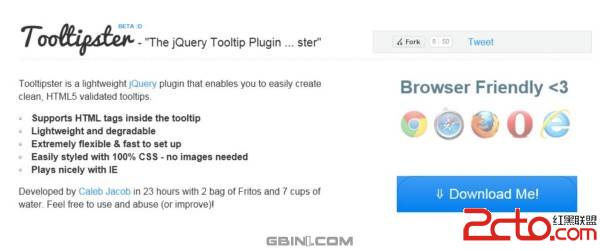 ʾjQuery - Tooltipster