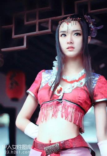 超脱俗清纯古装美少女